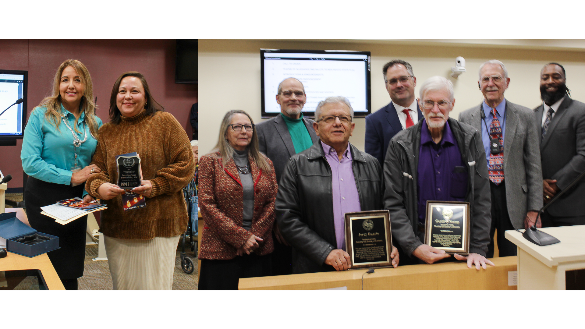 An evening of recognition during December 11th 2024 Commissioners Meeting
