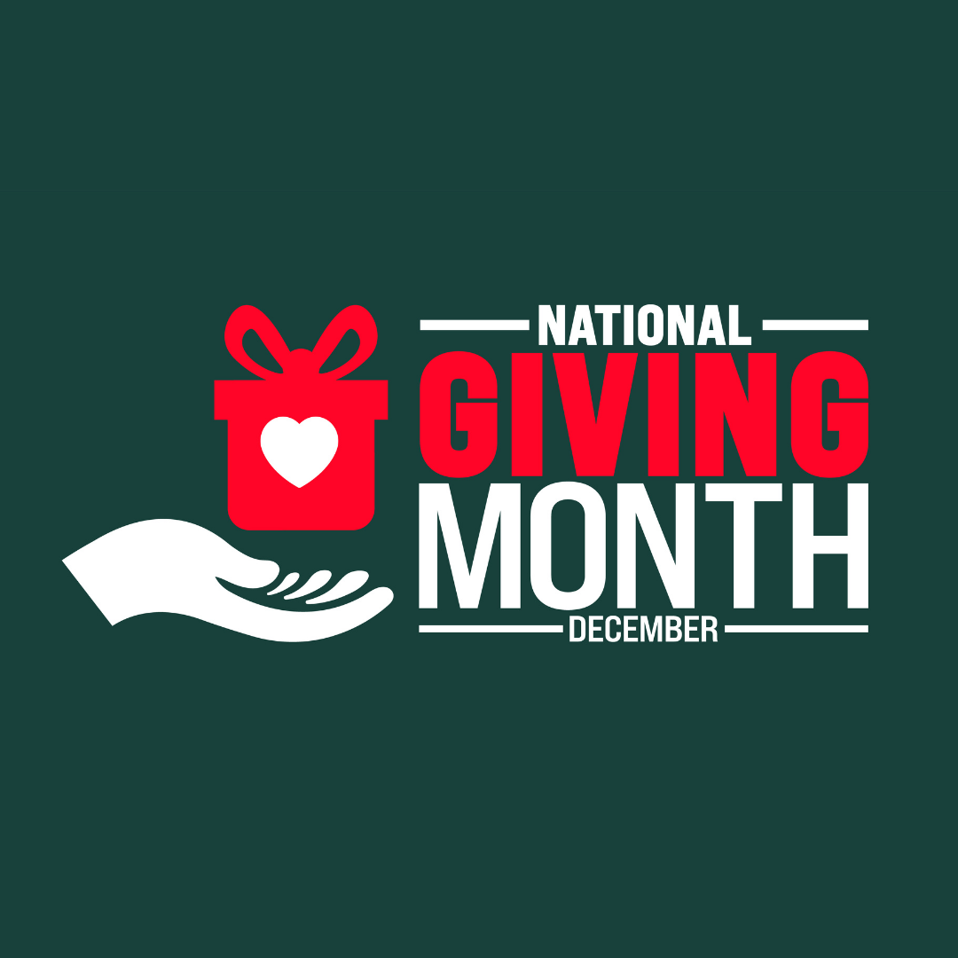 December is National Giving Month
