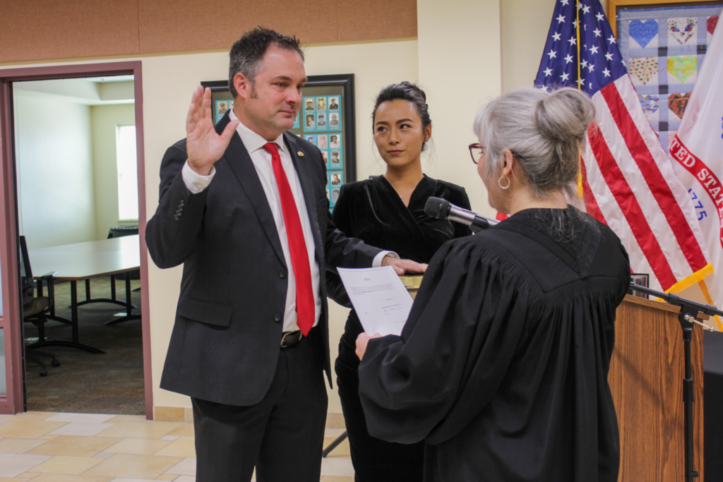 Sworn in: New Mexico Senator
Jay C. Block, District 12