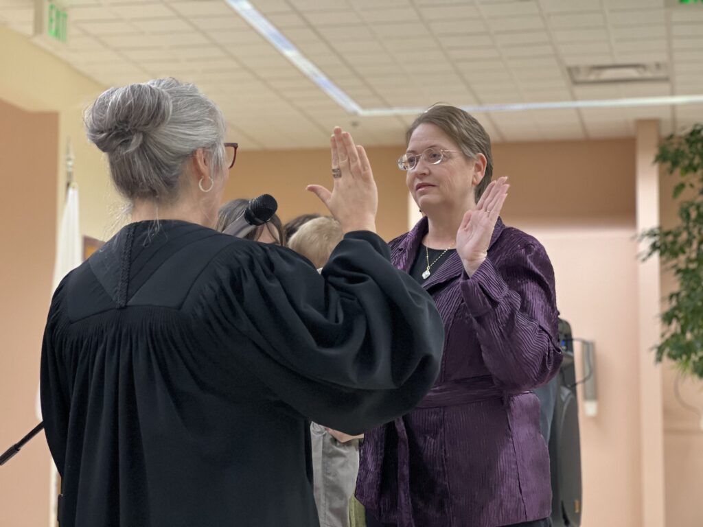 Sworn in: New Mexico House of Representative Catherine Cullen, District 57