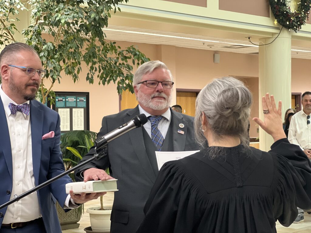 Sworn in: Sandoval County Commissioner Jon Herr, District 2