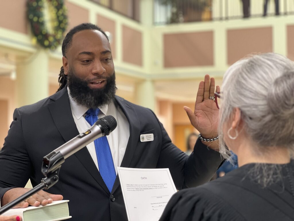 Sworn in: Sandoval County Commissioner Joshua A. Jones, District 5