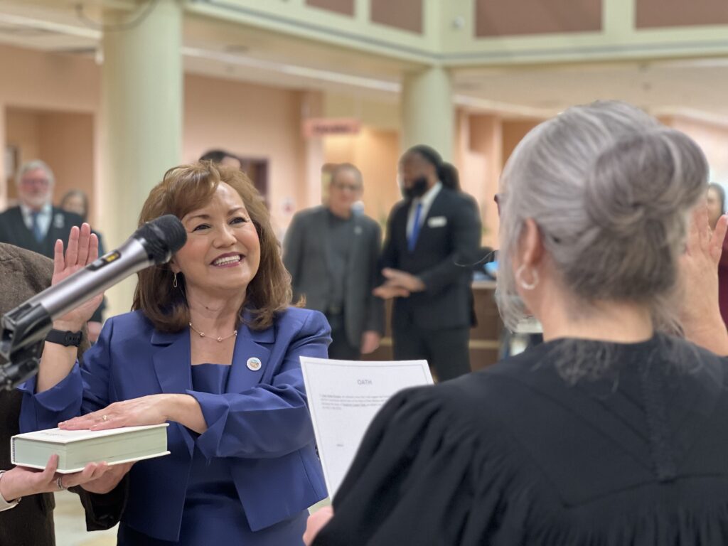 Sworn in: Sandoval County Clerk, Anne Brady-Romero
