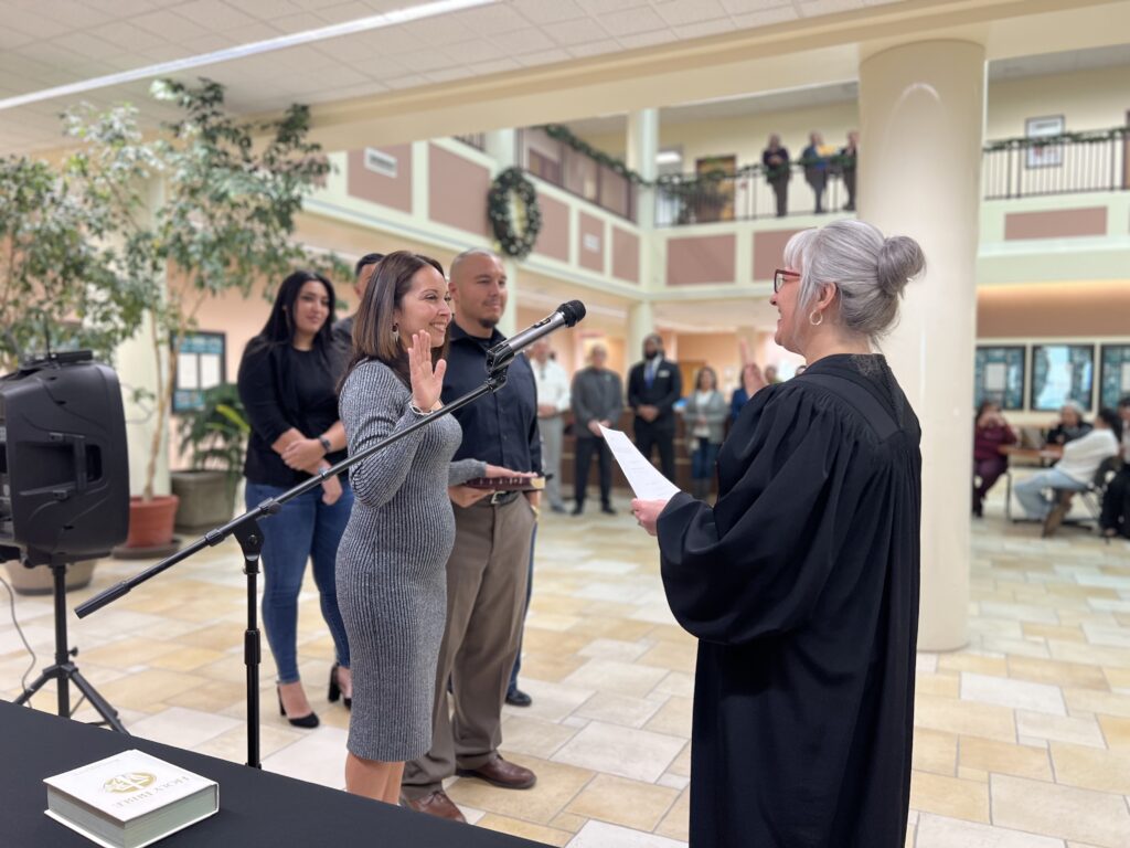 Sworn in: Sandoval County Treasurer, Jennifer A. Taylor