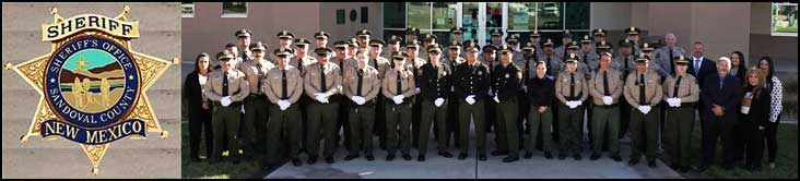 annualrpt2021 Group Photo of Sandoval County Sheriff's Office Staff