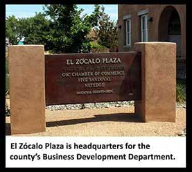 El Zocalo Plaza sign