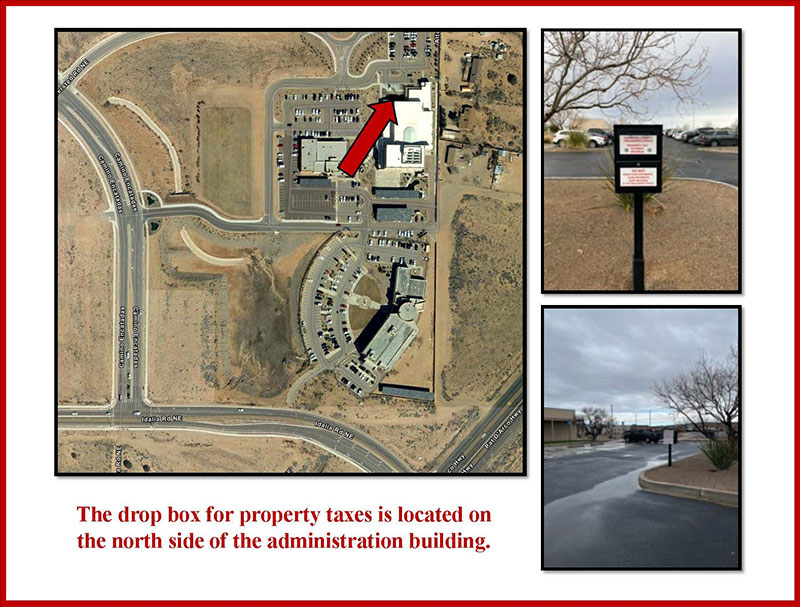 drop box location for property taxes