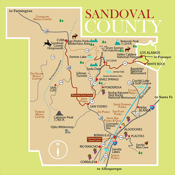 sandoval county map