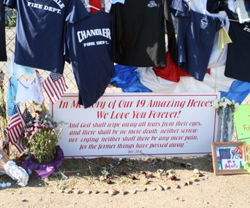 Firefighter memorial