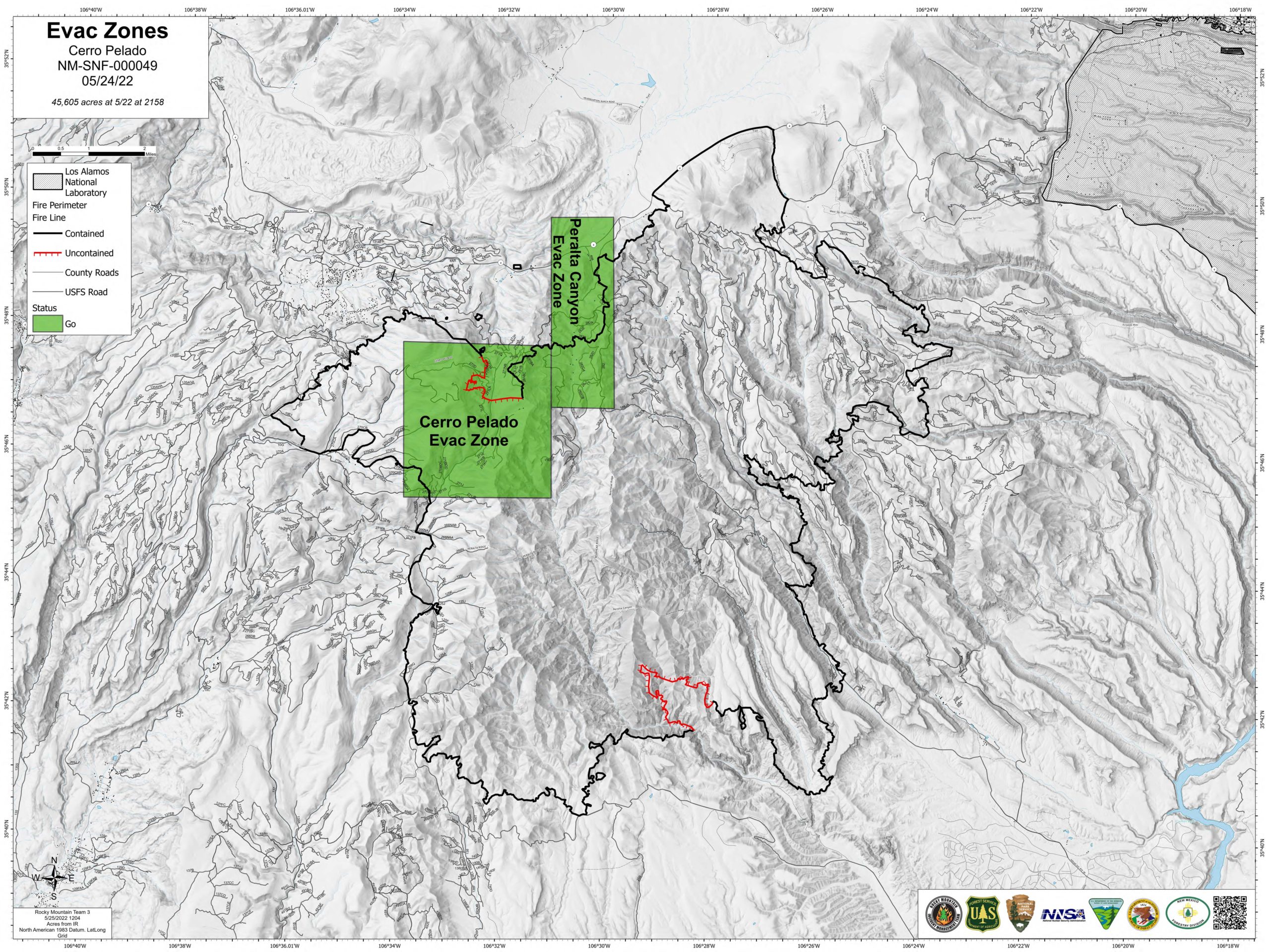 20220525_EvacuationZones-scaled evacuation status map for cerro pelado fire