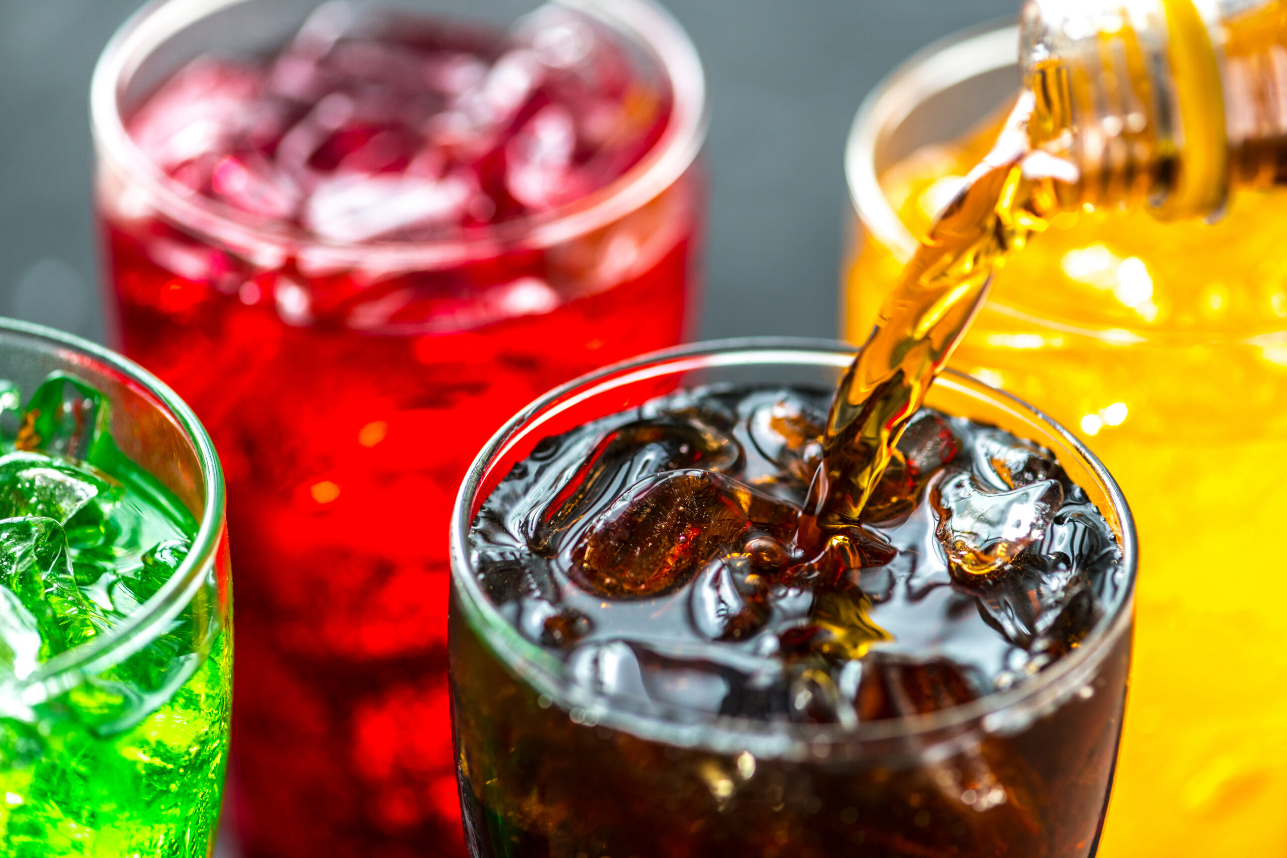 colorful drinks