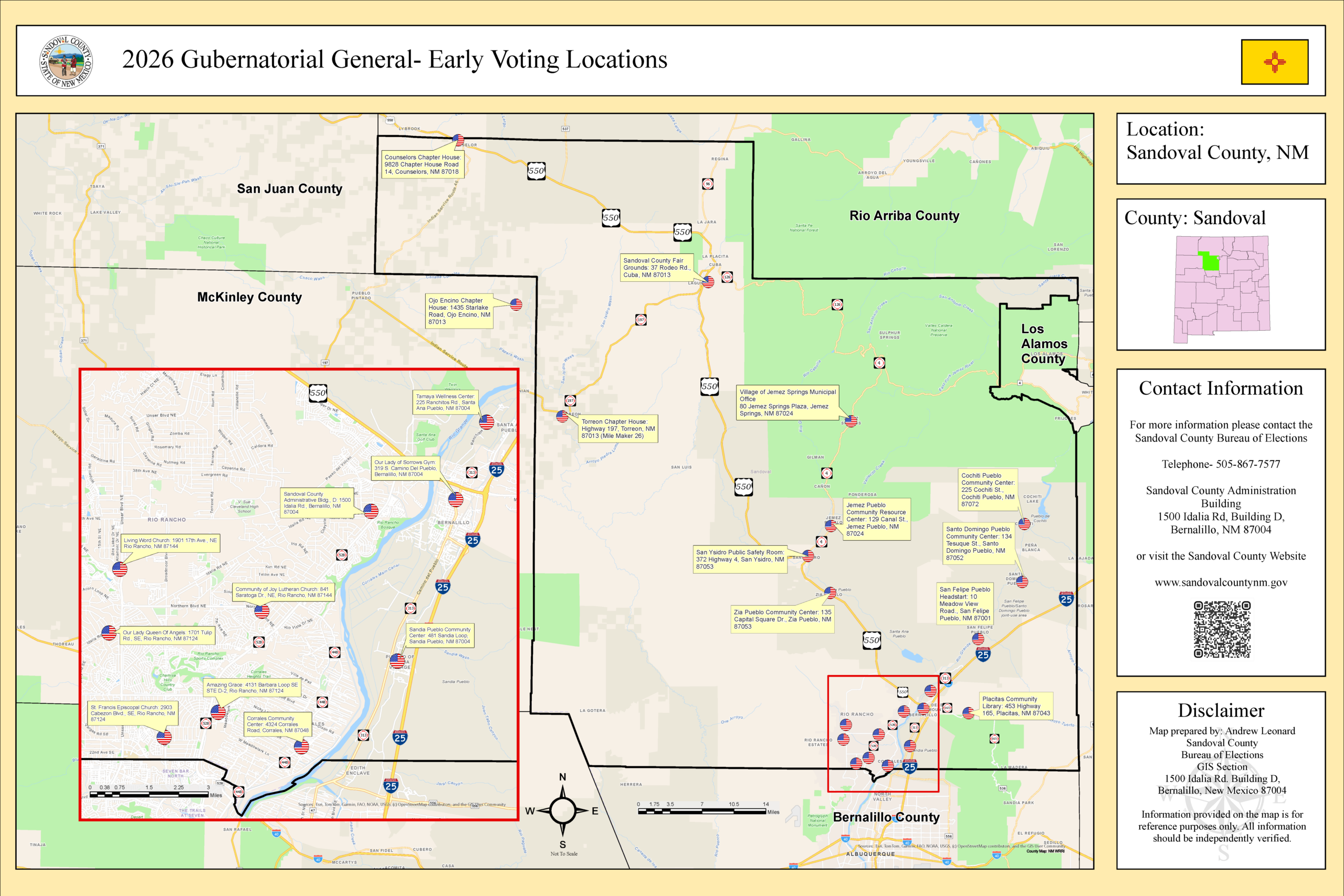EV_GEN early voting locations map