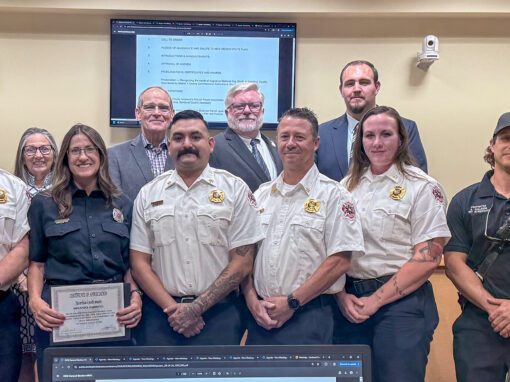 SCFR Captain Shannon Farrell celebrates retirement at August 26, 2026, Commission Meeting SCFR Captain Shannon Farrell celebrates retirement at August 26, 2026, Commission Meeting